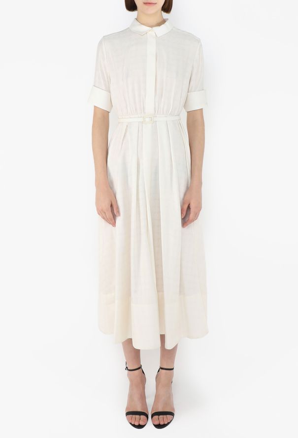 Dior 2022 Jacquard Houndstooth Silk Dress - 3