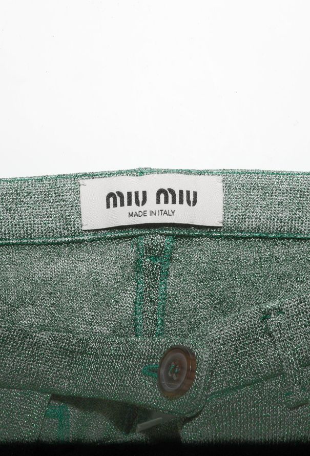 Miu Miu F/W 2025 Iridescent Lurex Pants - 7
