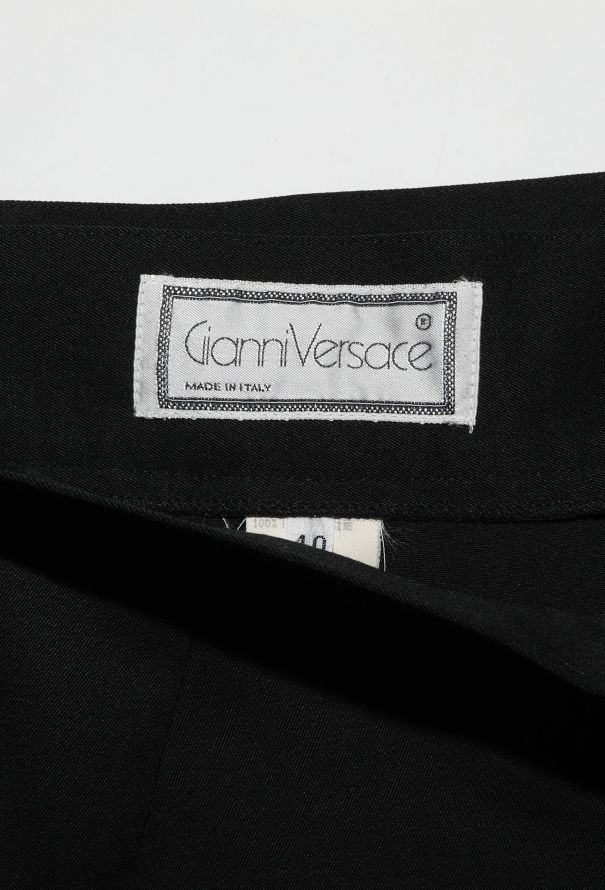 Gianni Versace 1992 Tapered Wrap Trousers - 6