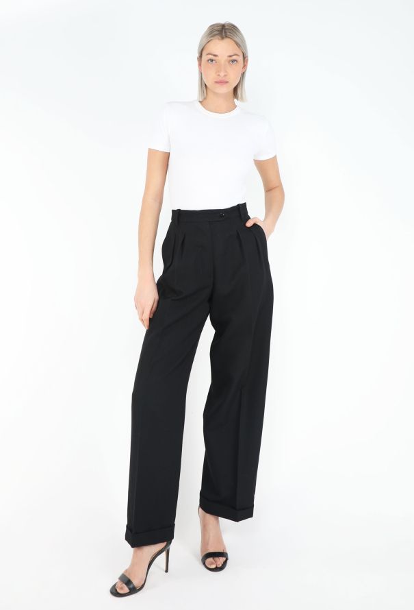 Alaïa Late '80s Pleated Trousers - 3