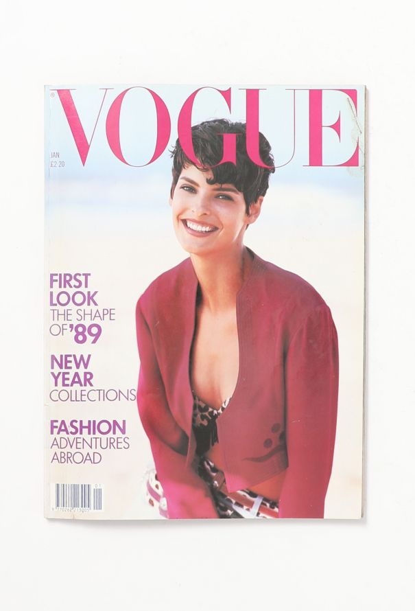 VOGUE UK January 1989 Linda by Peter Lindbergh - 1