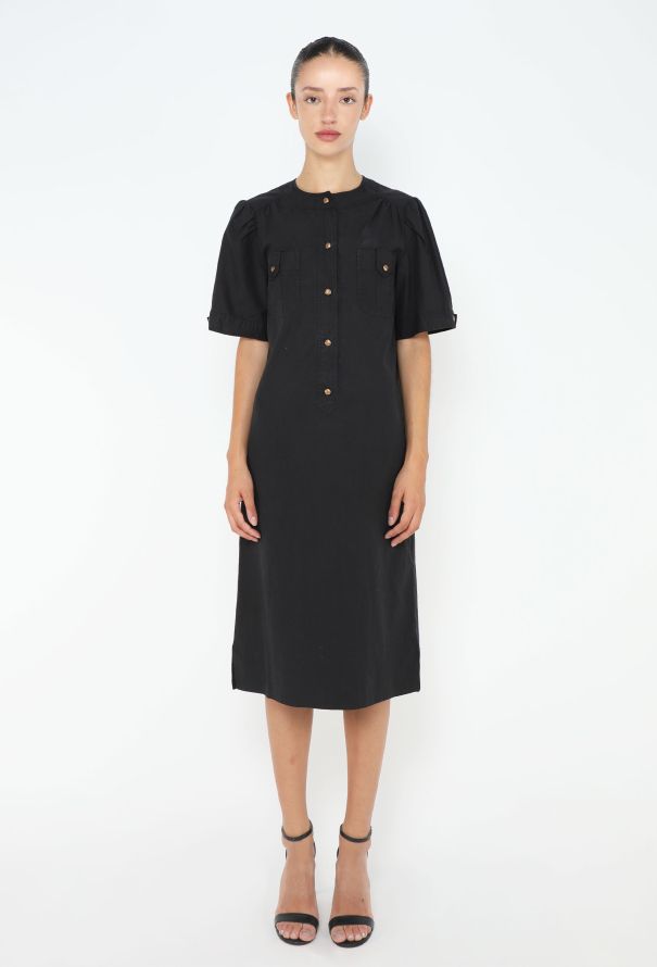 Céline Vintage Poplin Triomphe Dress - 1