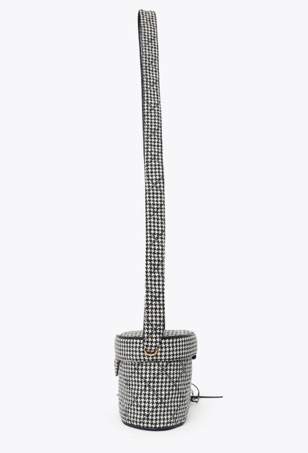 Chanel Vintage Houndstooth Vanity Case - 5 Chanel Vintage Houndstooth Vanity Case - 5