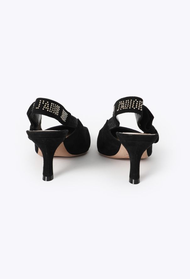 Dior Suede J'Adior Slingback Pumps - 4