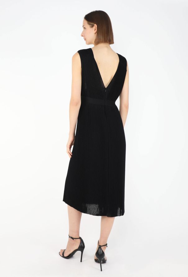 Dior F/W 2020 Pleated Silk Dress - 5