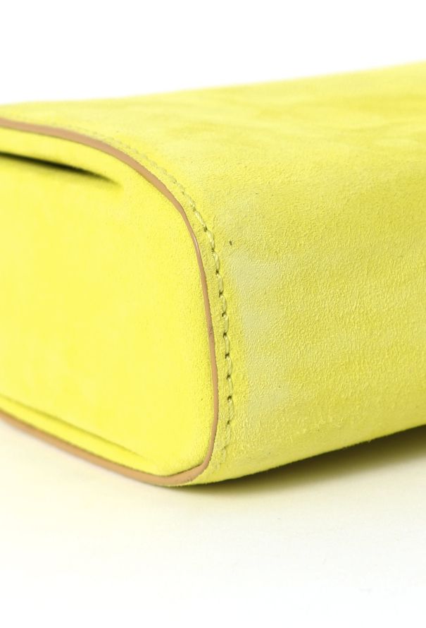 Valentino Yellow Suede Clutch - 8 Valentino Yellow Suede Clutch - 8