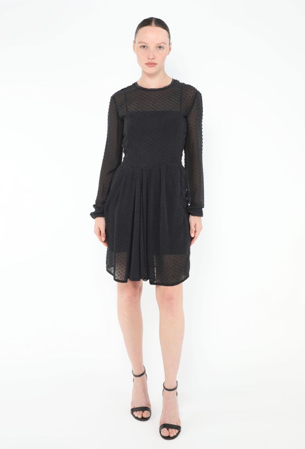 Balenciaga Swiss Knot Silk Dress - 1