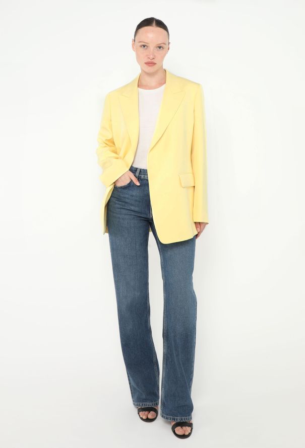 Chloé S/S 2022 Oversized Silk Blazer - 4