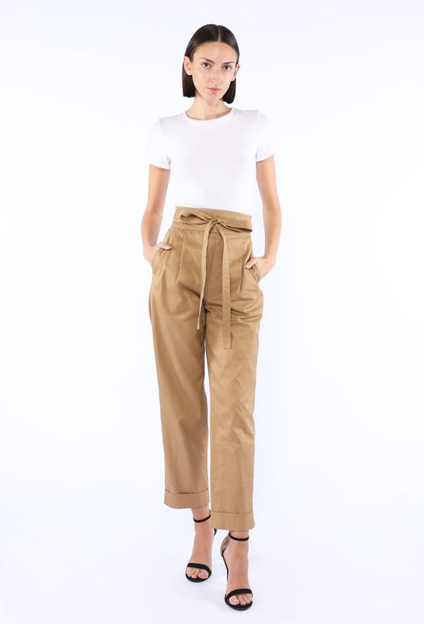 Saint Laurent Belted Pleated Trousers, 2025 - 2