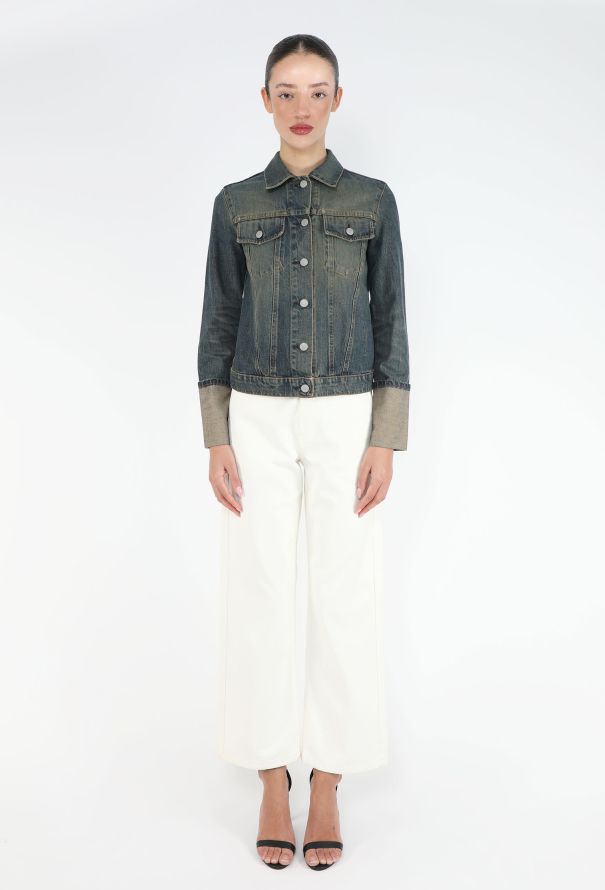 Helmut Lang Late '90s Turn-Up Denim Jacket - 2