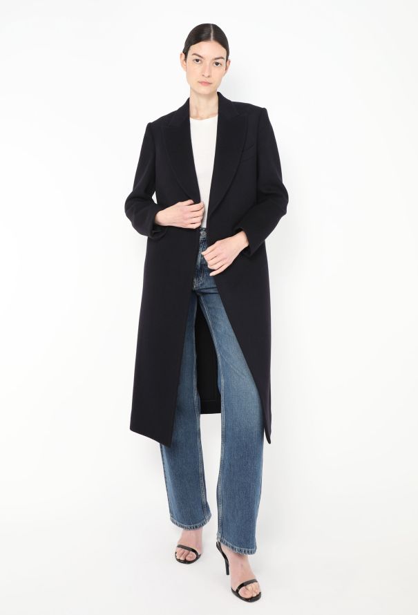 Céline 2011 Cashmere Chesterfield Coat - 3