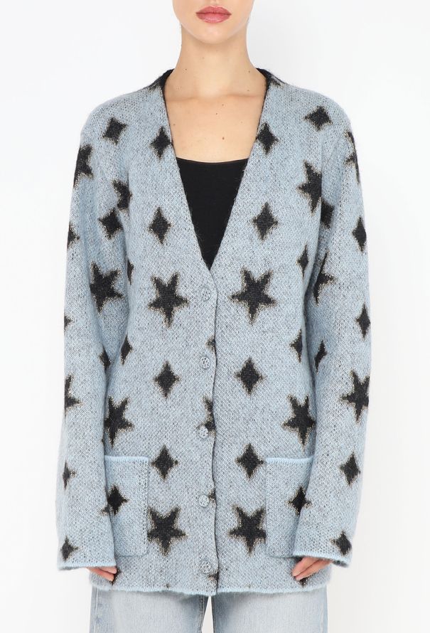 Saint Laurent F/W 2013 Mohair Star Cardigan - 1
