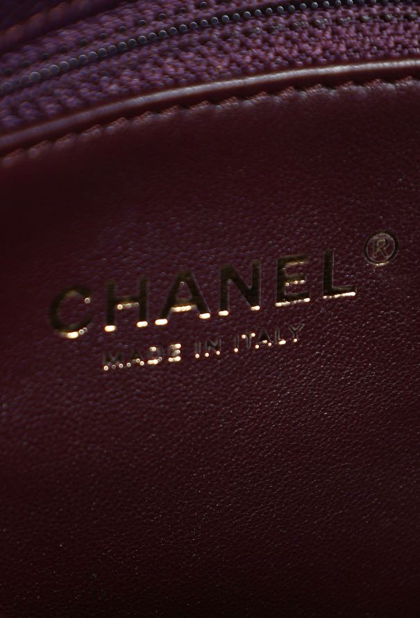 Chanel Classic Medium Dark Prune Coco Handle Flap Bag - 11