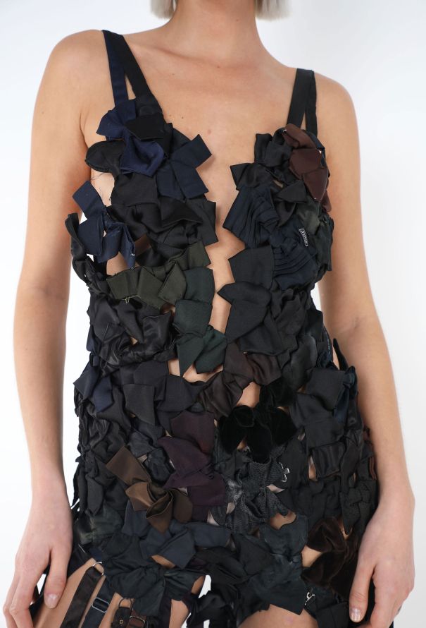 Maison Margiela ULTRA RARE F/W 2006 Artisanal Bow-Tie Dress - 5