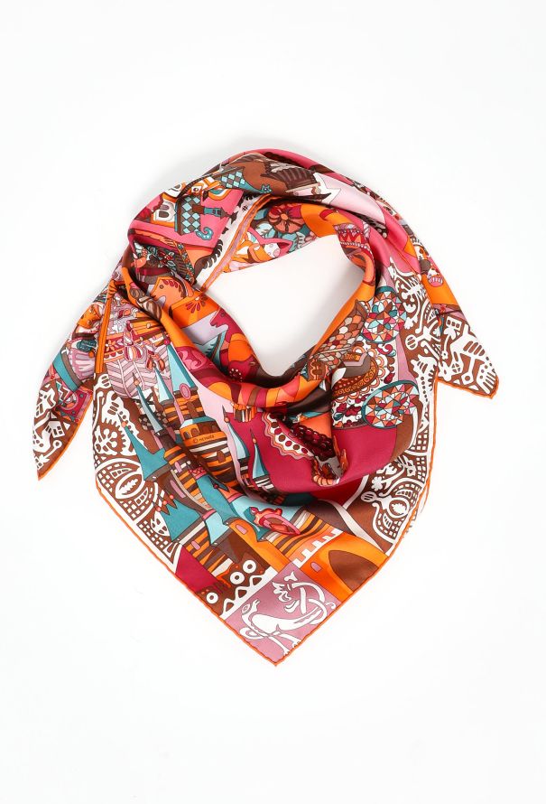 Hermès Russian 'Zabavushka' 90cm Silk Carré - 1