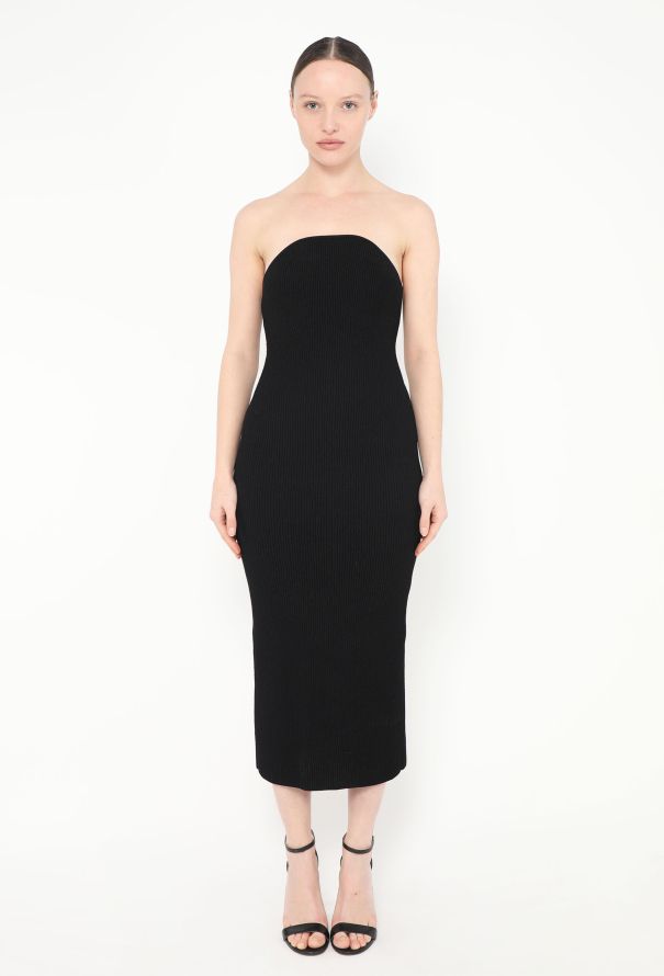 Khaite 2023 Ribbed Rumer Bodycon Dress - 1