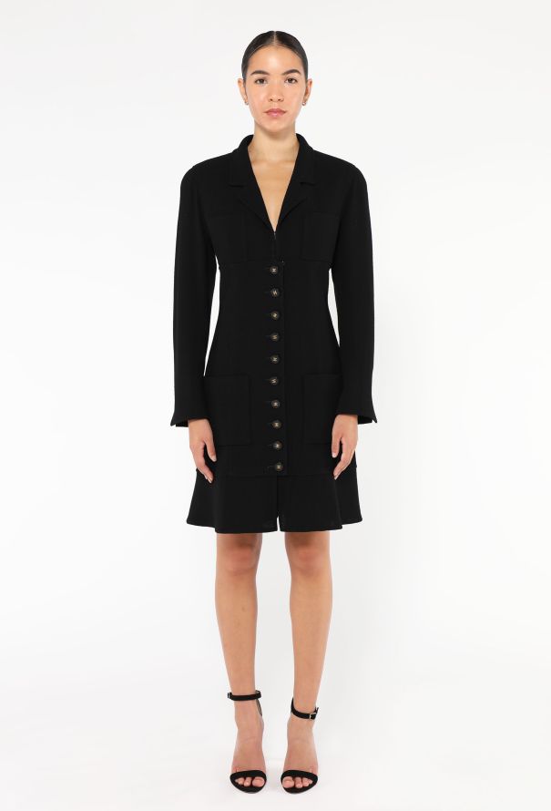 Chanel Timeless F/W 1994 'CC' Button Dress - 2
