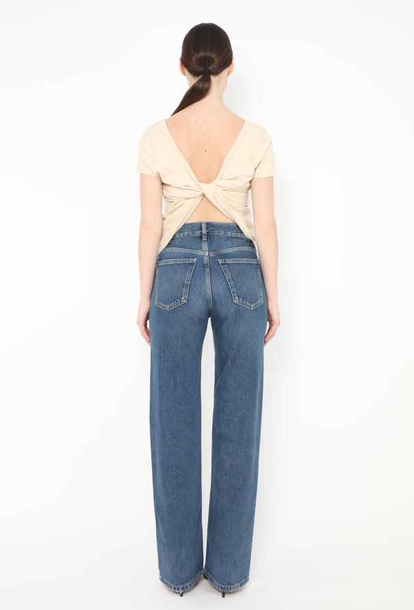 Jacquemus 2022 Open-Back Twist T-Shirt - 2 Jacquemus 2022 Open-Back Twist T-Shirt - 2