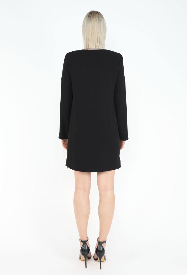 Céline Zipped Boat-Neck Dress - 5