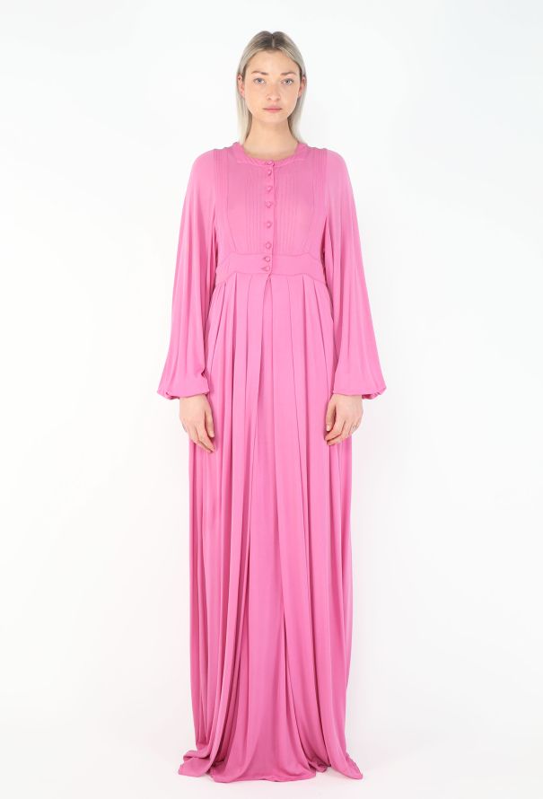 Jean Muir '70s Silk Pleated Gown - 2