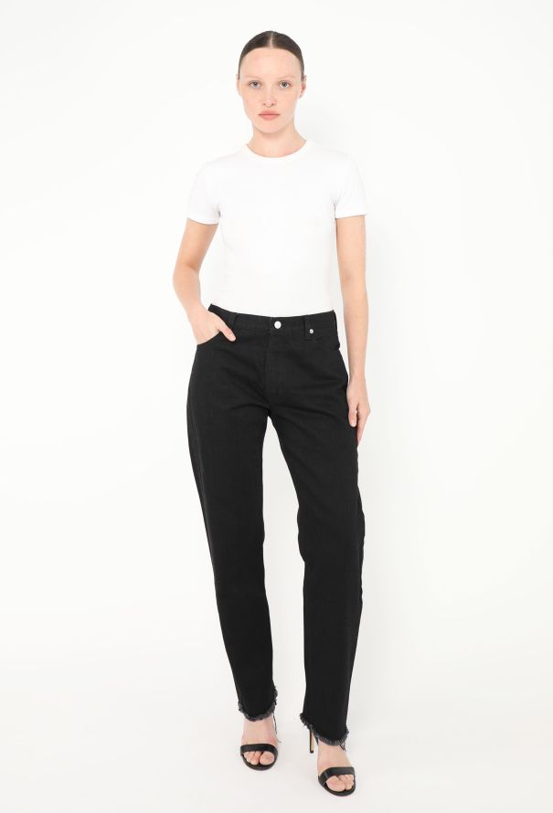 Céline Pre-Fall 2018 Frayed Tapered Jeans - 1