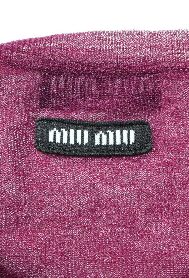 Miu Miu F/W 2023 Floral Appliqué Cardigan - 9