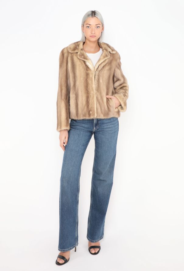 Saint Laurent Vintage Yves Salomon Mink Fur Jacket - 4 Saint Laurent Vintage Yves Salomon Mink Fur Jacket - 4