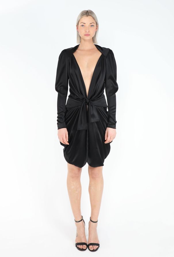 Balenciaga Fall 2009 Plunging Draped Dress - 1