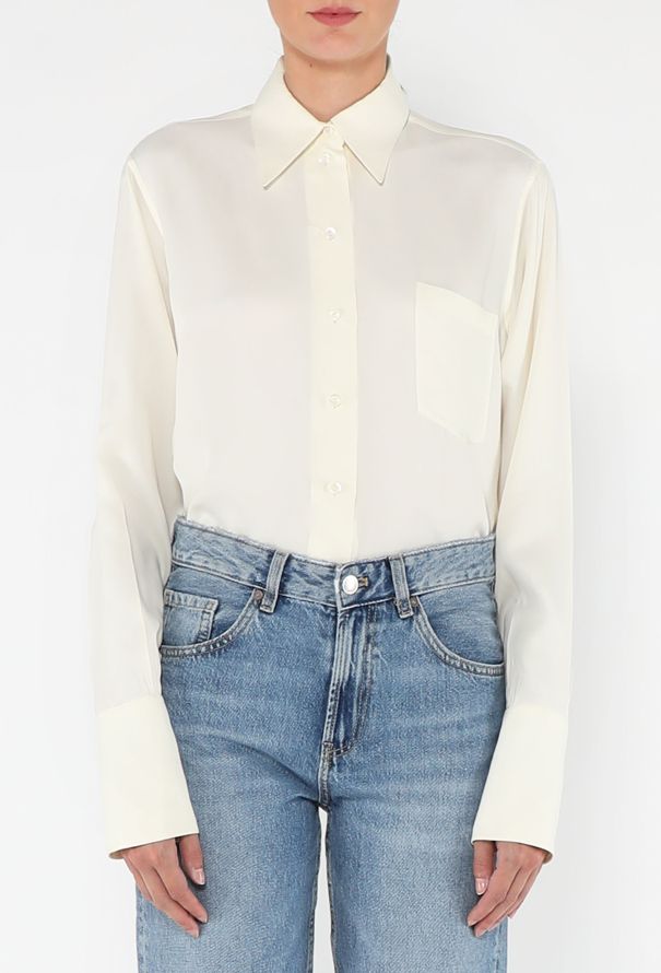 Céline 2017 Tailored Charmeuse Shirt - 4