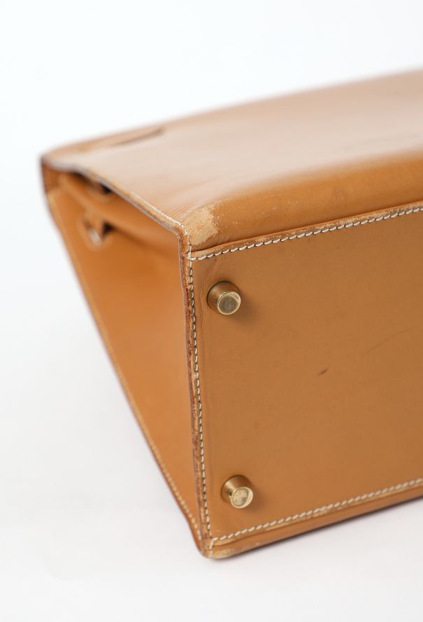 Hermès Vintage Gold Box Kelly Sellier 35 - 15