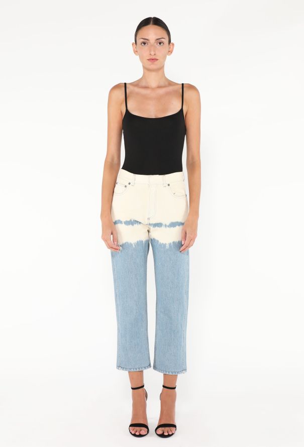 Dior 2024 Acid Wash Cropped Jeans - 3