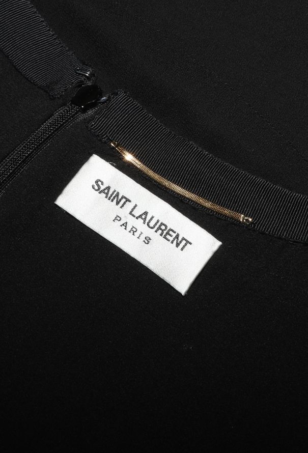 Saint Laurent Open-Back Cut-Out Dress, Resort 2022 - 6