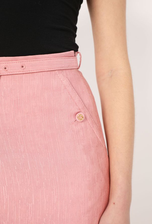 Gucci 2022 Belted Silk Skirt - 4 Gucci 2022 Belted Silk Skirt - 4