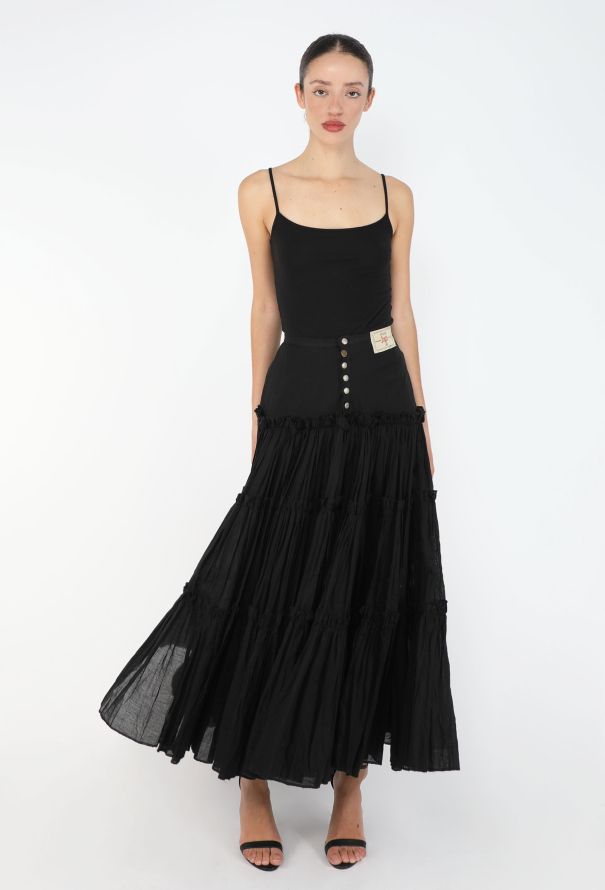 Jean Paul Gaultier '80s Tiered Peasant Skirt - 2