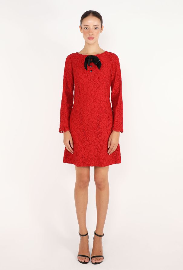 Saint Laurent Guipure Babydoll Dress, 2016 - 3
