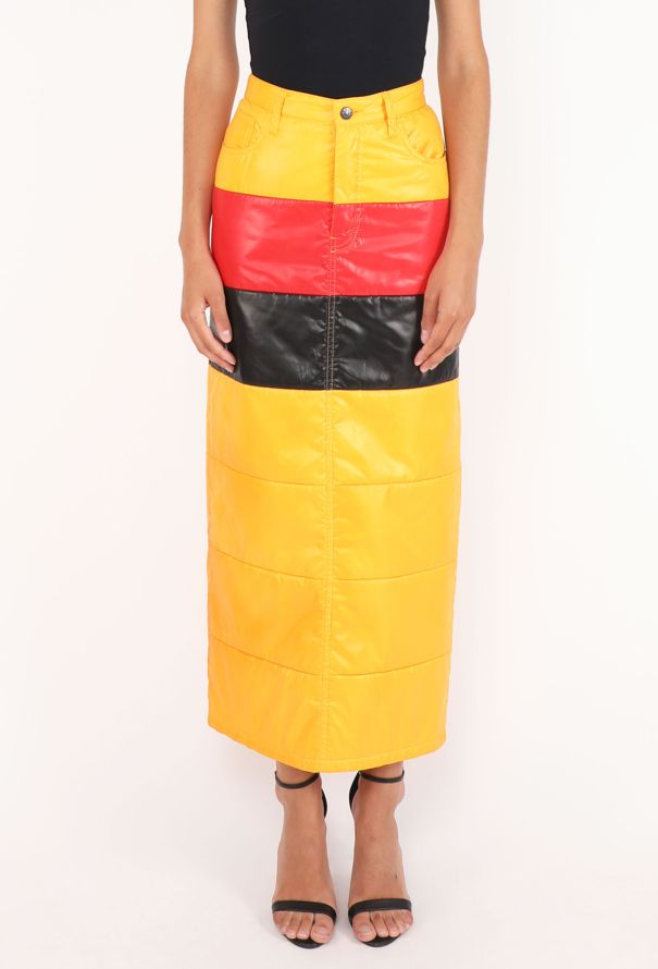 Junya Watanabe Color-Block Padded Skirt, F/W 2004 - 4