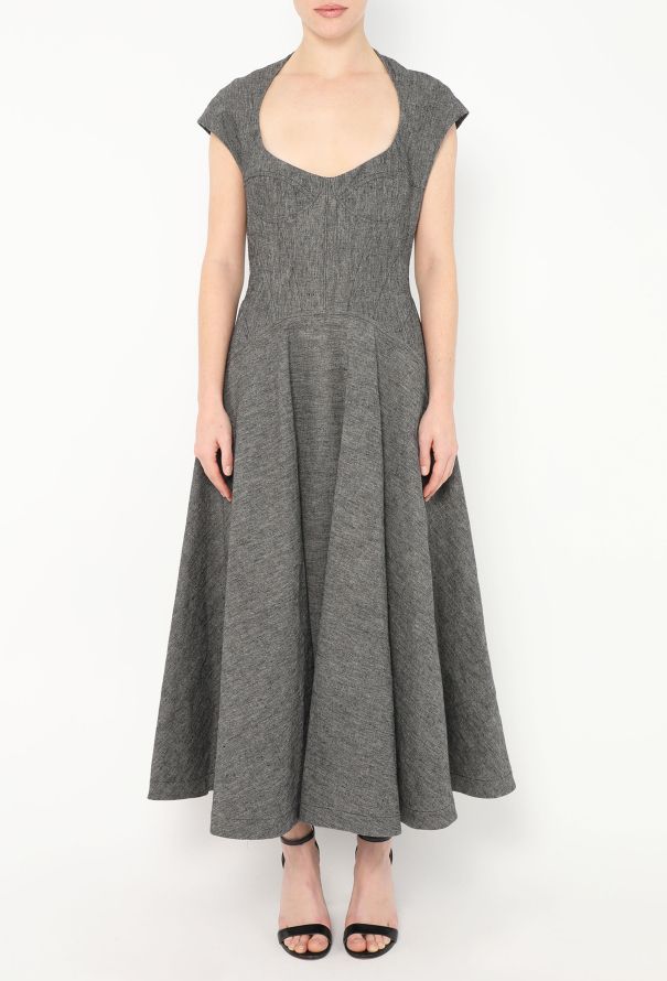 Alaïa 2024 Flared Linen Dress - 2 Alaïa 2024 Flared Linen Dress - 2