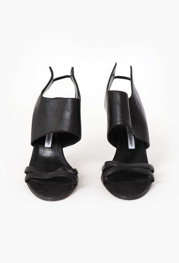 Manolo Blahnik 2010 Cut-Out Leather Heels - 2
