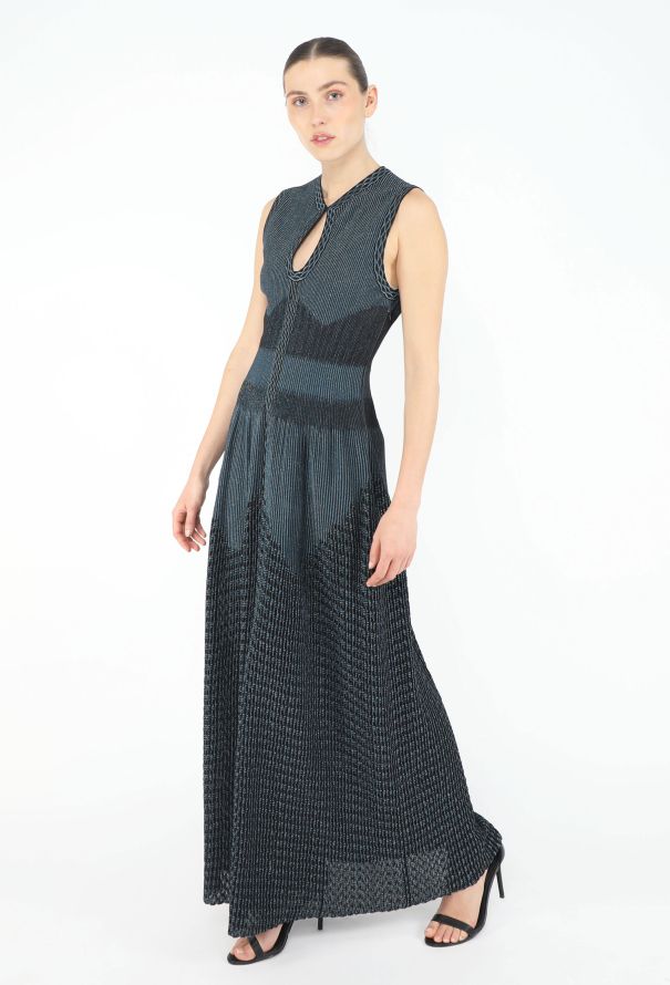 Alaïa S/S 2018 Iridescent Ribbed Gown - 4