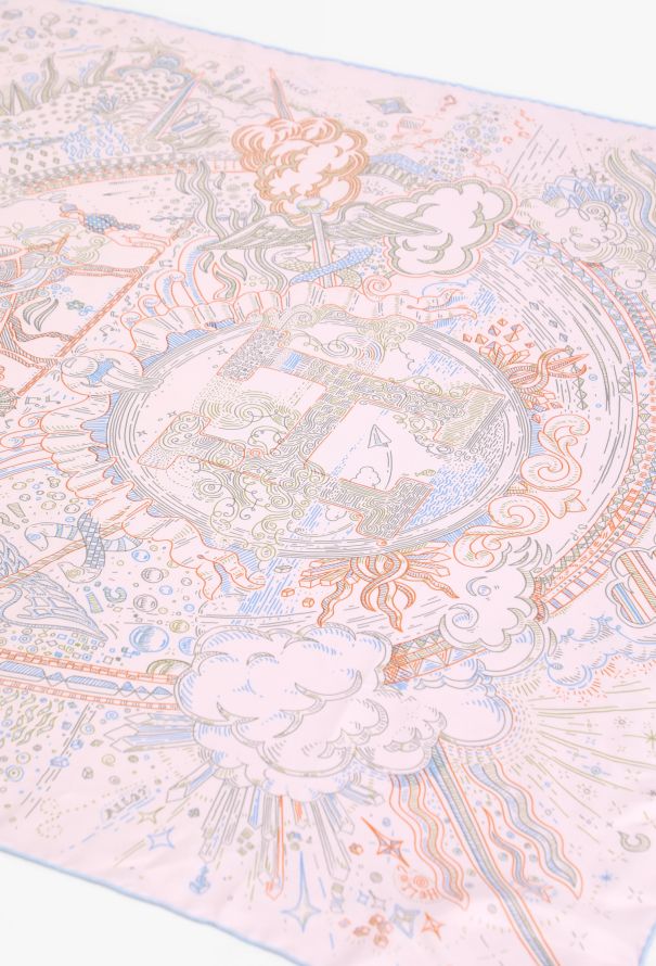 Hermès 2025 'Please Hold The Line' 90cm Silk Carré - 4