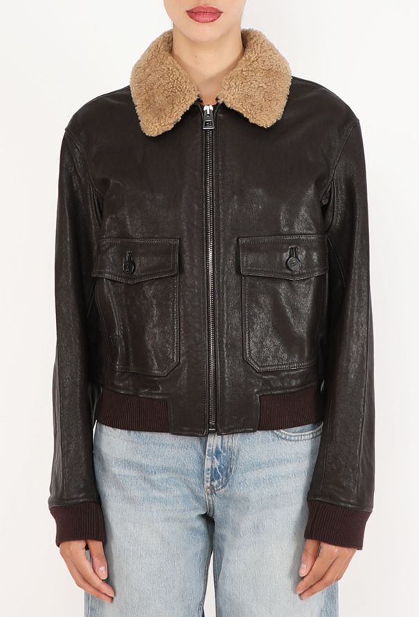 Dior Painted Leather Aviator Jacket, Pre-Fall 2024 - 2