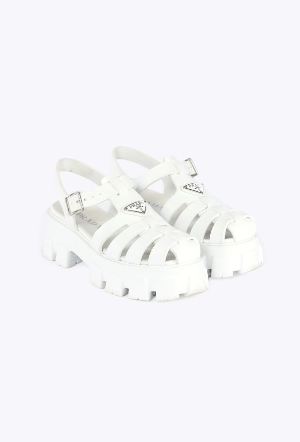 Prada Monolith Rubber Sandals, 2022 - 2