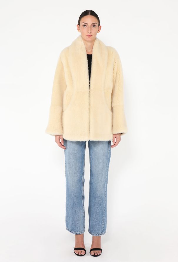 Loro Piana 2024 Shearling Cocoon Jacket - 2