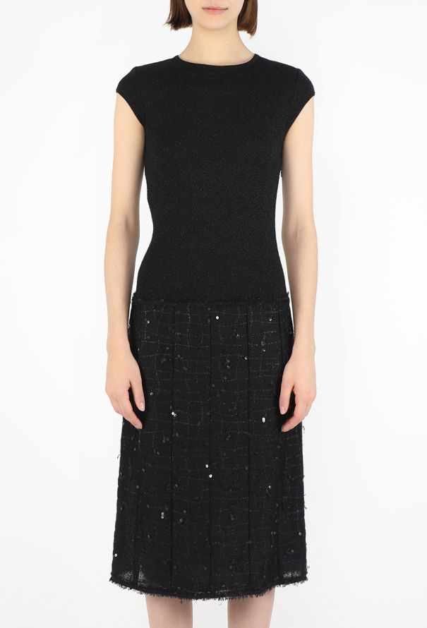 Chanel 2004 Iridescent Embroidered Cashmere Dress - 2