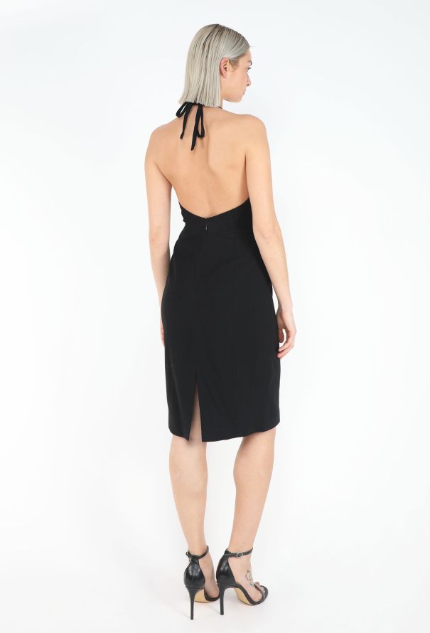 Calvin Klein '90s Open-Back Halter Dress - 3