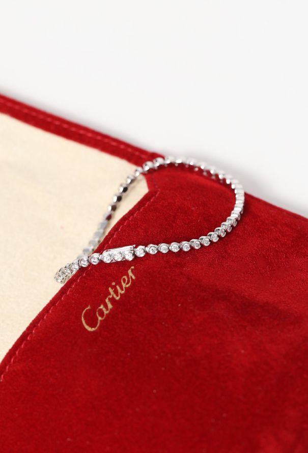 Cartier 18k White Gold & Diamonds C de Cartier Bracelet - 2 Cartier 18k White Gold & Diamonds C de Cartier Bracelet - 2