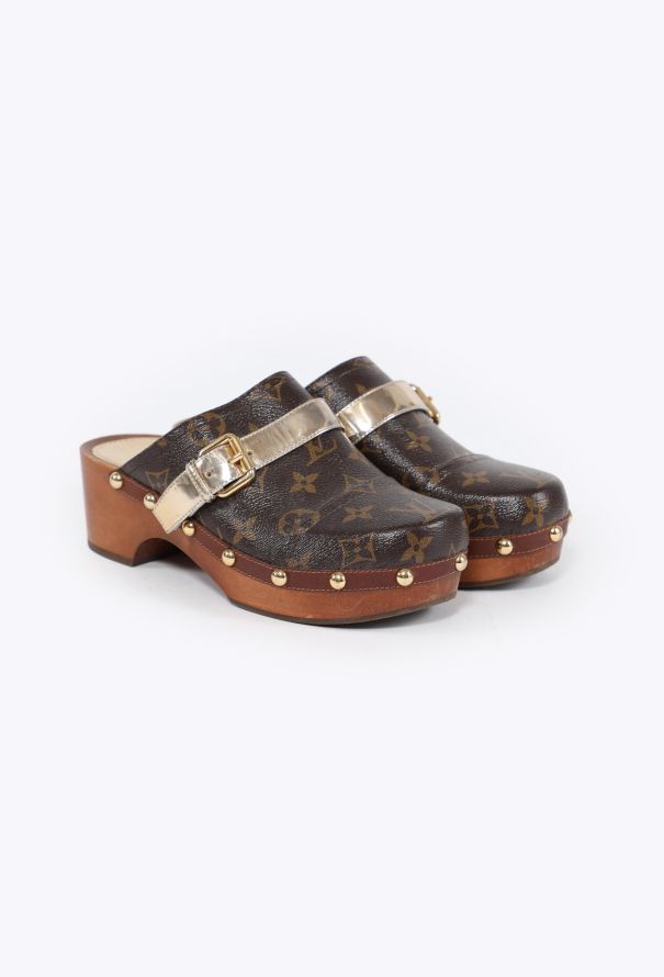 Louis Vuitton 2017 Monogram Canvas Canopy Clogs - 3