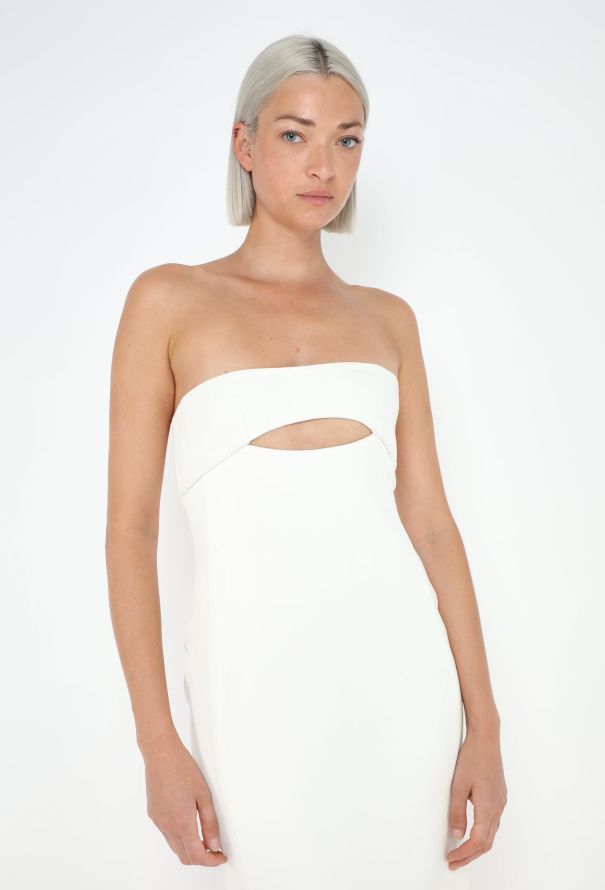Saint Laurent Resort 2022 Crêpe Bustier Dress - 3 Saint Laurent Resort 2022 Crêpe Bustier Dress - 3