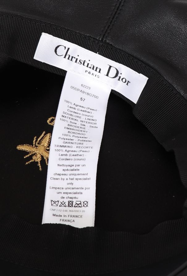 Dior F/W 2017 Lambskin Brimmed Beret - 7 Dior F/W 2017 Lambskin Brimmed Beret - 7