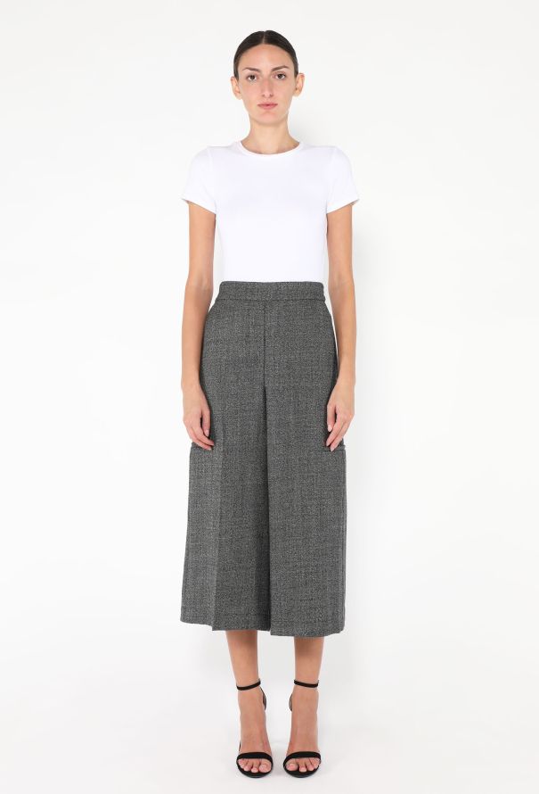Loewe 2024 Wool Cropped Culottes - 1